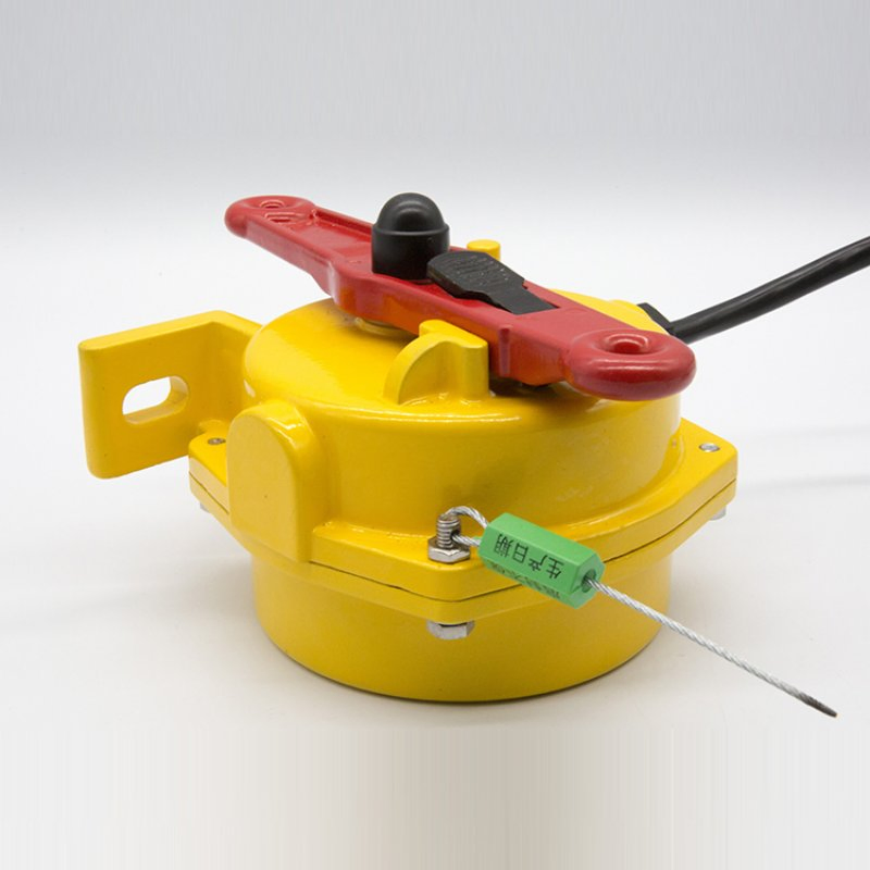 Explosion-Proof Pull Cable Cord Emergency Stop Pull Cord Switch for Conveyor Monitoring