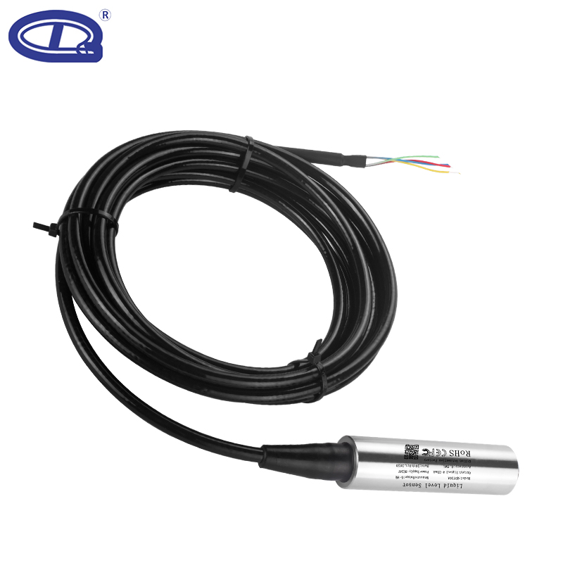 Qdy30A Analog DC12V 24V 4-20mA RS485 Hydrostatic Smart Submersible Stainless Steel 316 Tank Water Level Sensor