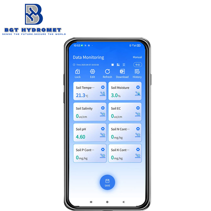 8 in 1 Professional Soil Sensor NPK/pH/Ec Analyzer Moisture for Agriculture