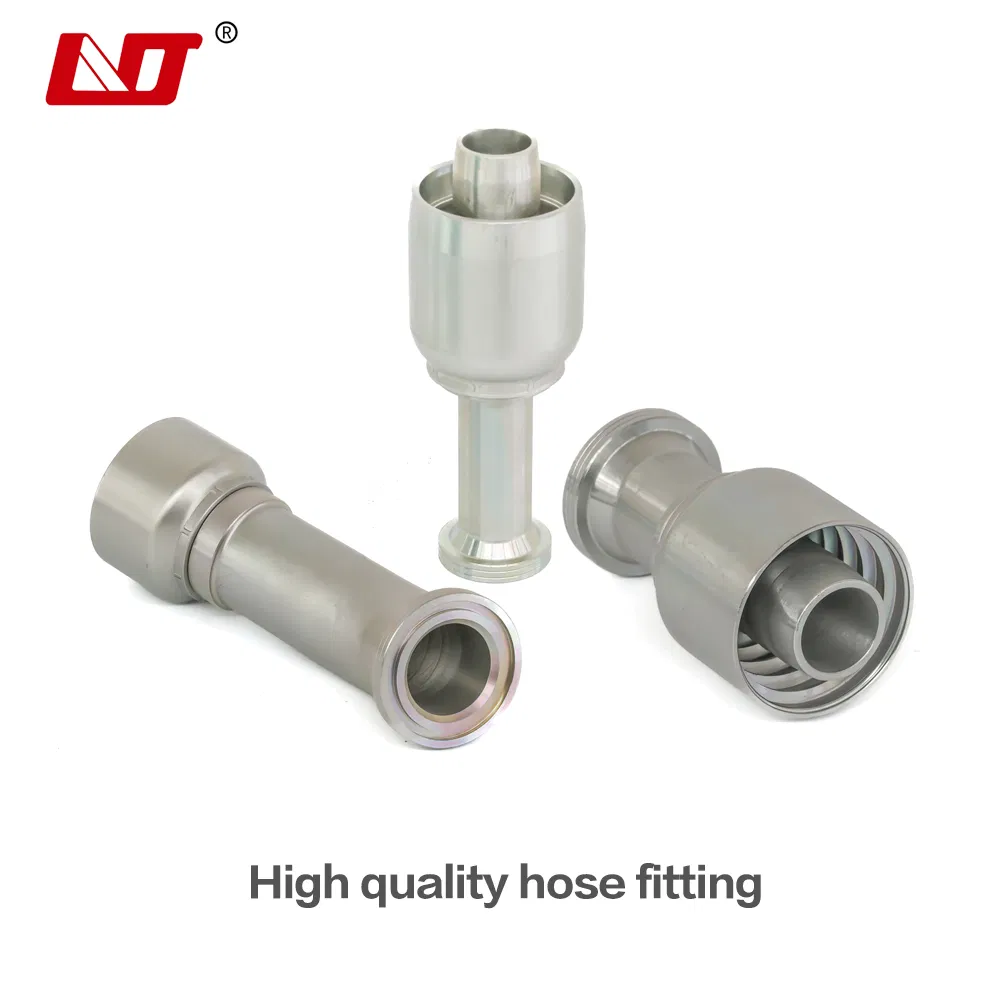Carbon Steel Stainless Brass Cusomized Hydraulic Hose Fitting Bsp Flange Pipe Joint Adapter Connector