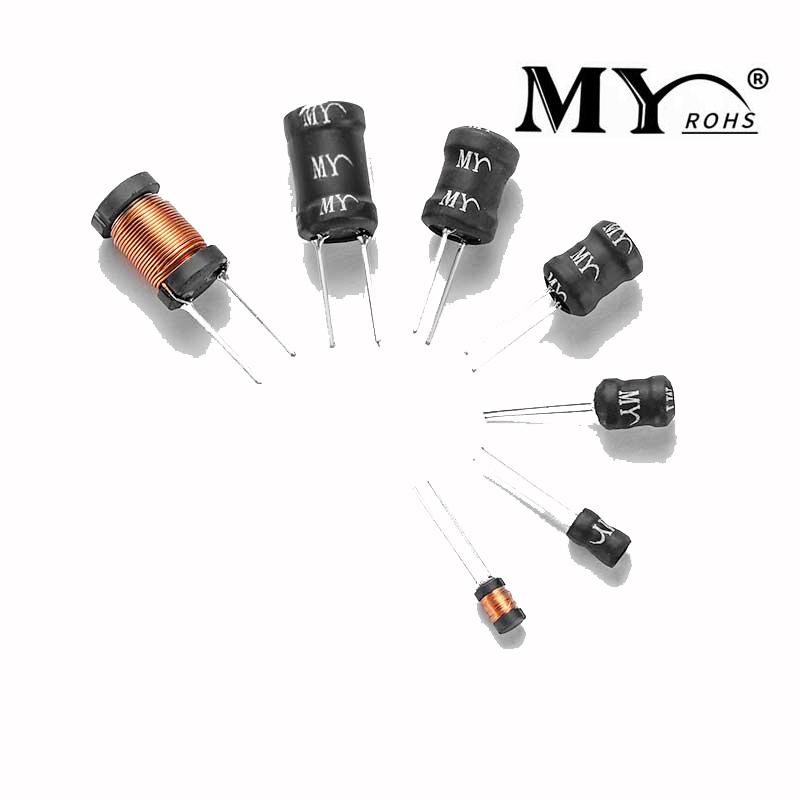 Customized Magnetic Coil Ferrite Drum Core Inductor Radial Leaded Power Inductor