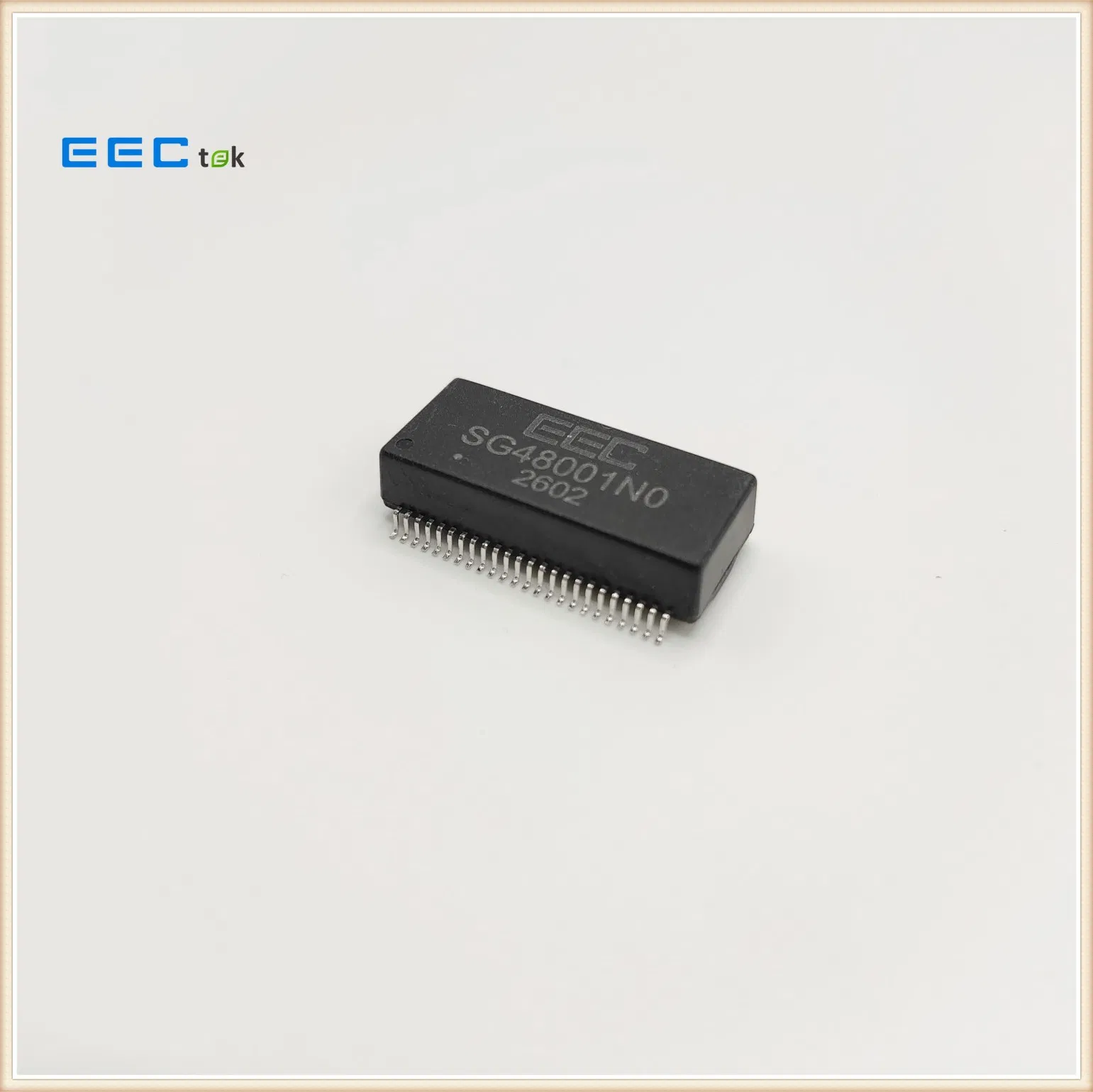 IEEE802.3af Compliant Performance Non Poe 48 Pin SMD LAN Transformer for Power Over Ethernet Readiness