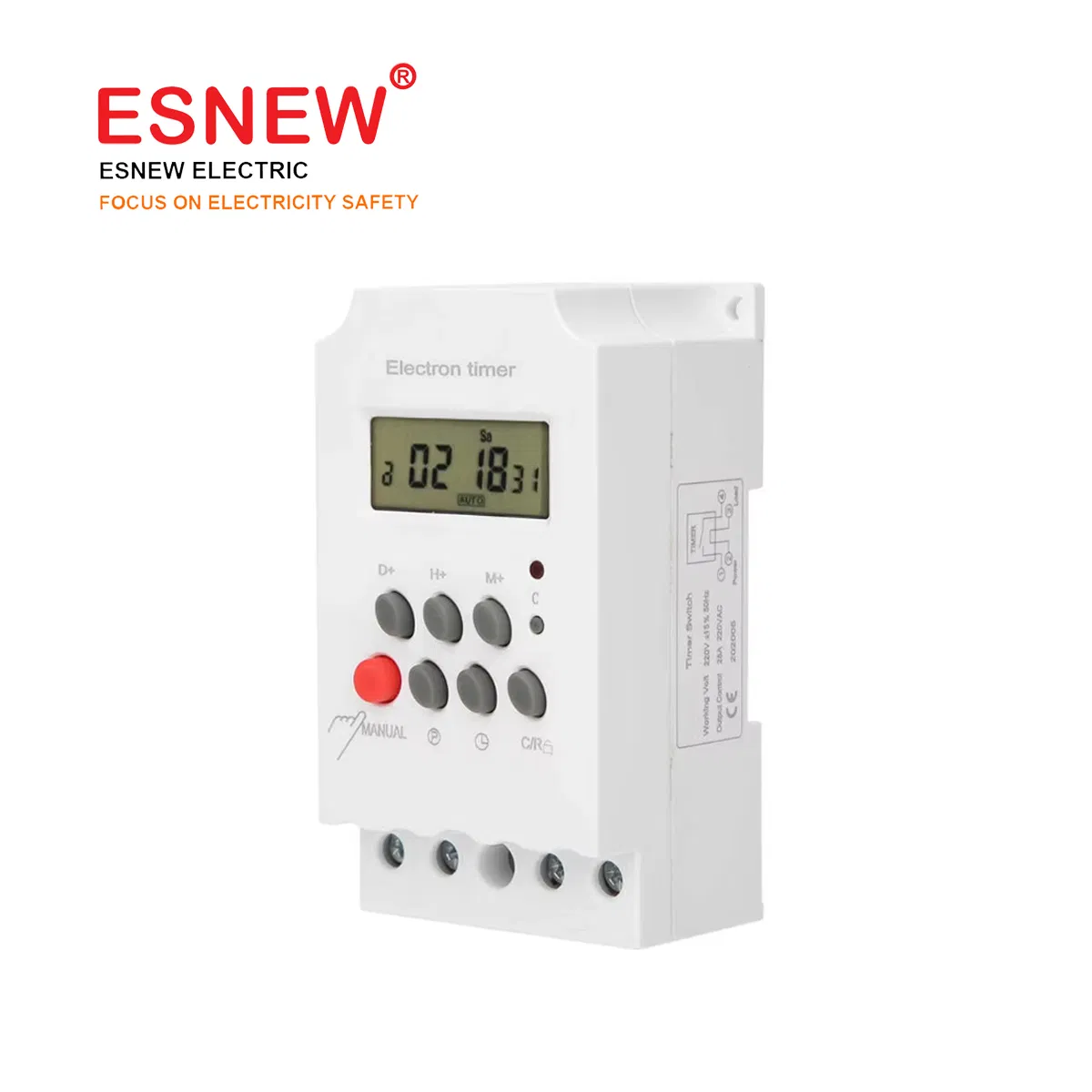 Kg316-II Programmable Digital Timer Switch, DIN Rail Mounted Timer Switch