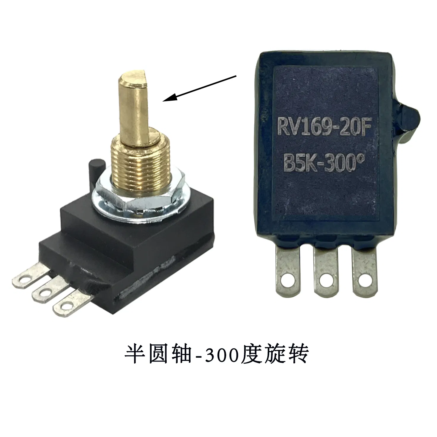 Industrial and Commercial Long-Life 16mm Conductive Plastic Precision Rotary Waterproof Sensor Potentiometer