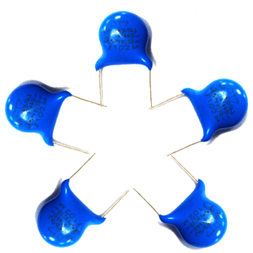 Durable Short Lead Design 1000PF Ceramic Capacitor Component