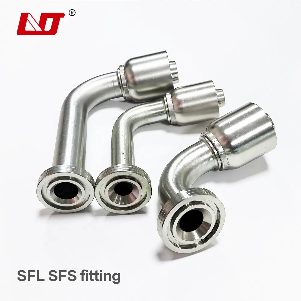 Carbon Steel Stainless Brass Cusomized Hydraulic Hose Fitting Bsp Flange Pipe Joint Adapter Connector