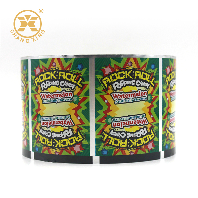 Custom Food Grade Plastic Laminate Roll Film BOPP/VMPET/PE Material Packing Film for Candy