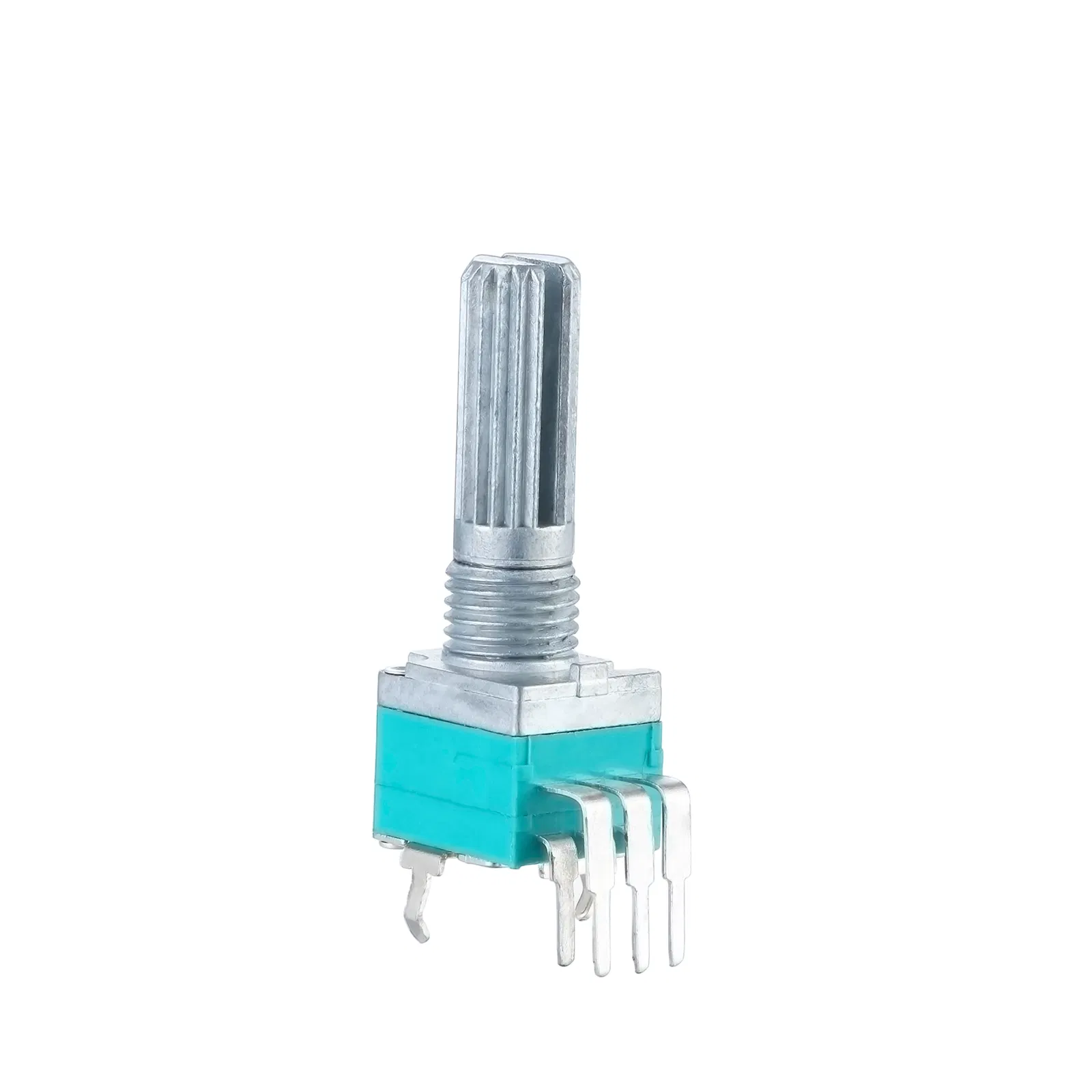 Manufacturer Dual Gang Rotary Potentiometer Metal Shaft Vertical Type for Audio Amplifier