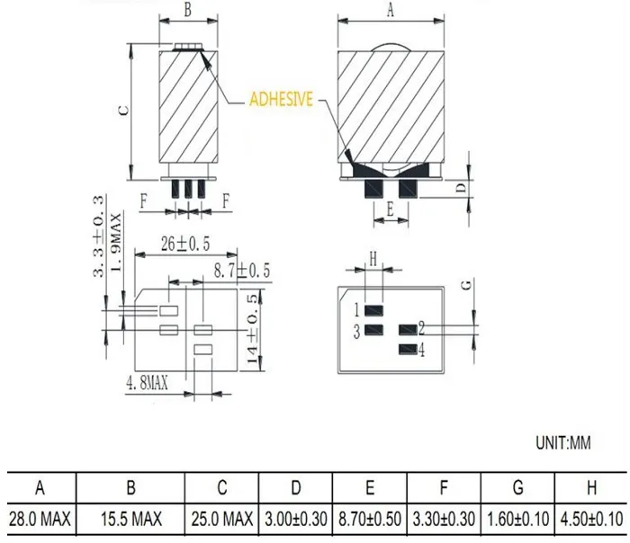 PQ Core SMD Power Inductor