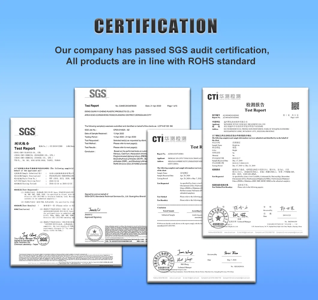 Certifications