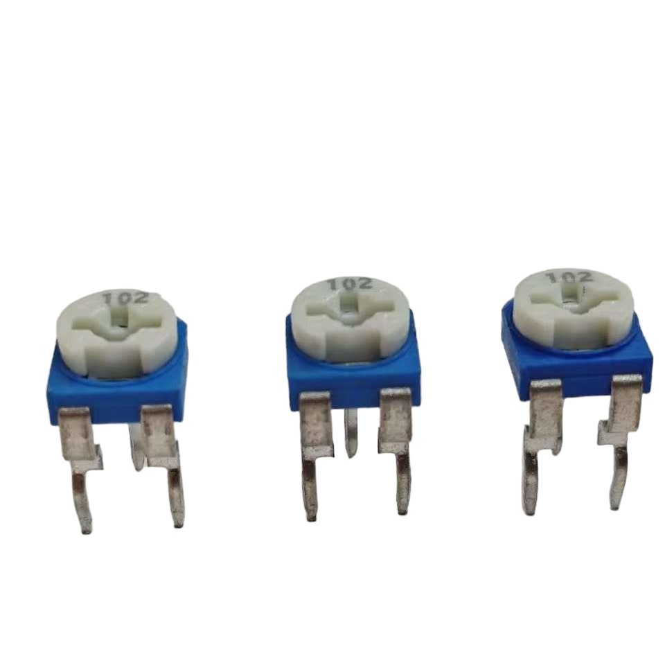 Wh06 Blue and White Horizontal/Vertical Variable Trimmer Potentiometer