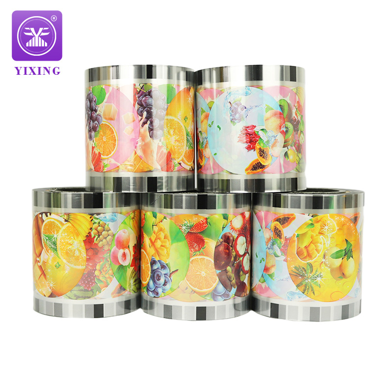 Customized Bubble Tea Cup Seal Film Roll Plastic Sealing PP Sealing Film for Plastic Cup