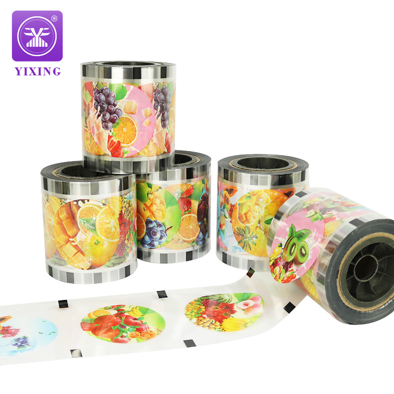 Customized Bubble Tea Cup Seal Film Roll Plastic Sealing PP Sealing Film for Plastic Cup