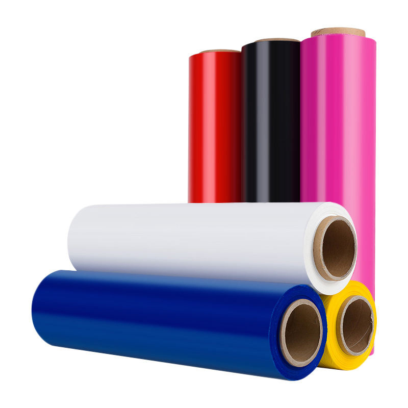 Color Transparent LLDPE Pallet Wrapping Jumbo Roll PE Packaging Plastic Stretch Film
