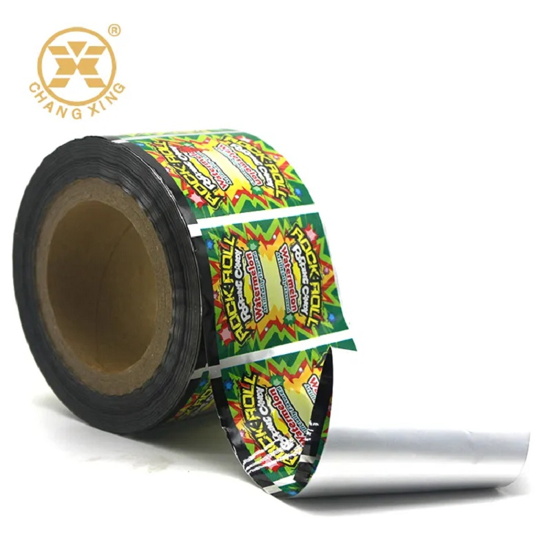 Custom Food Grade Plastic Laminate Roll Film BOPP/VMPET/PE Material Packing Film for Candy