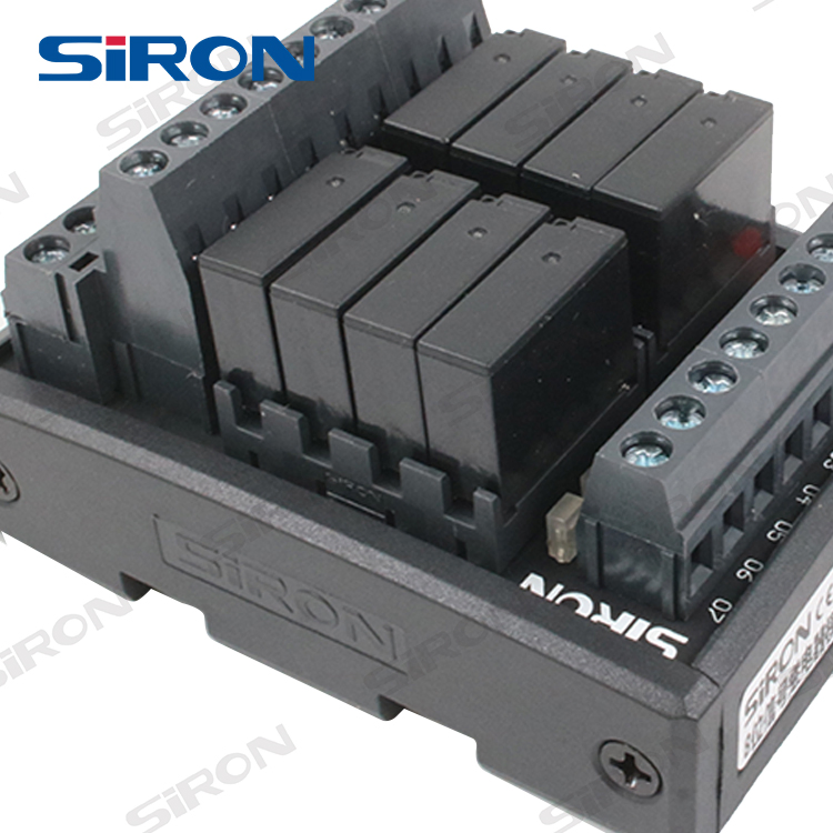 Siron Y441 PLC Relay Module Wide Base Type 8-Digit Signal Relay Module