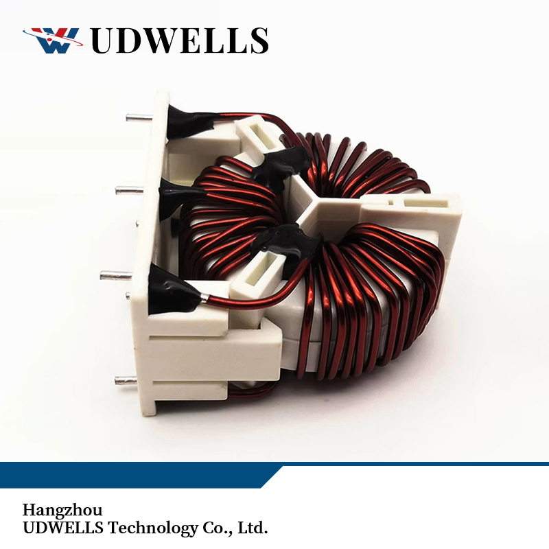 1mh 2.3 Wire Magnetic Ring Inductor Coil Common Mode Power Filtering Inductance Coil