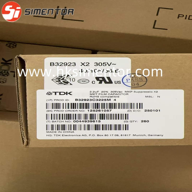 B32922c3104K189 Ceramic Capacitor, Low Loss and High Stability for Power Electronics