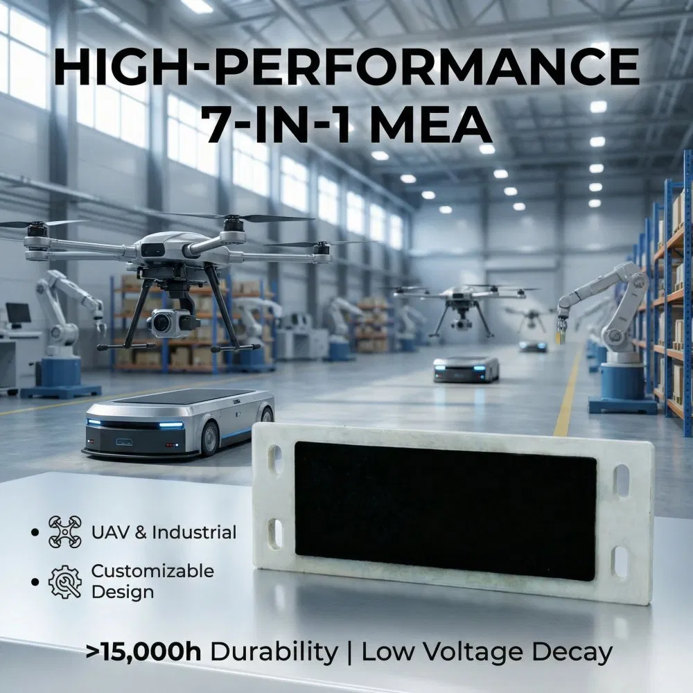 Tailored 25-200cm² Air-Cooled Forklift Fuel Cell MEA Module Chemical Fuel Cell Component
