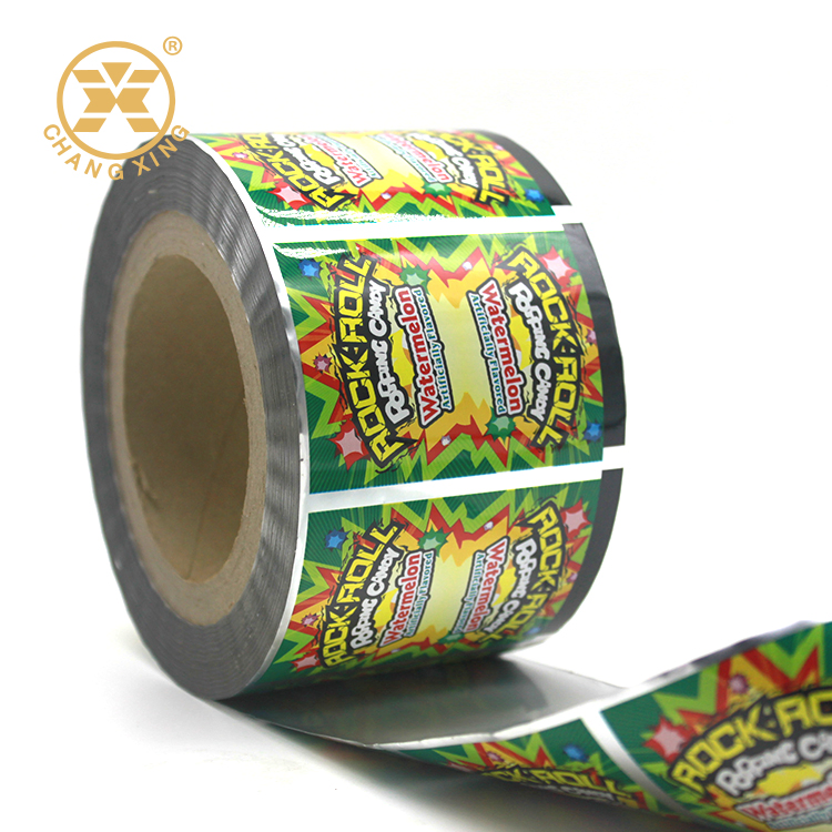 Custom Food Grade Plastic Laminate Roll Film BOPP/VMPET/PE Material Packing Film for Candy