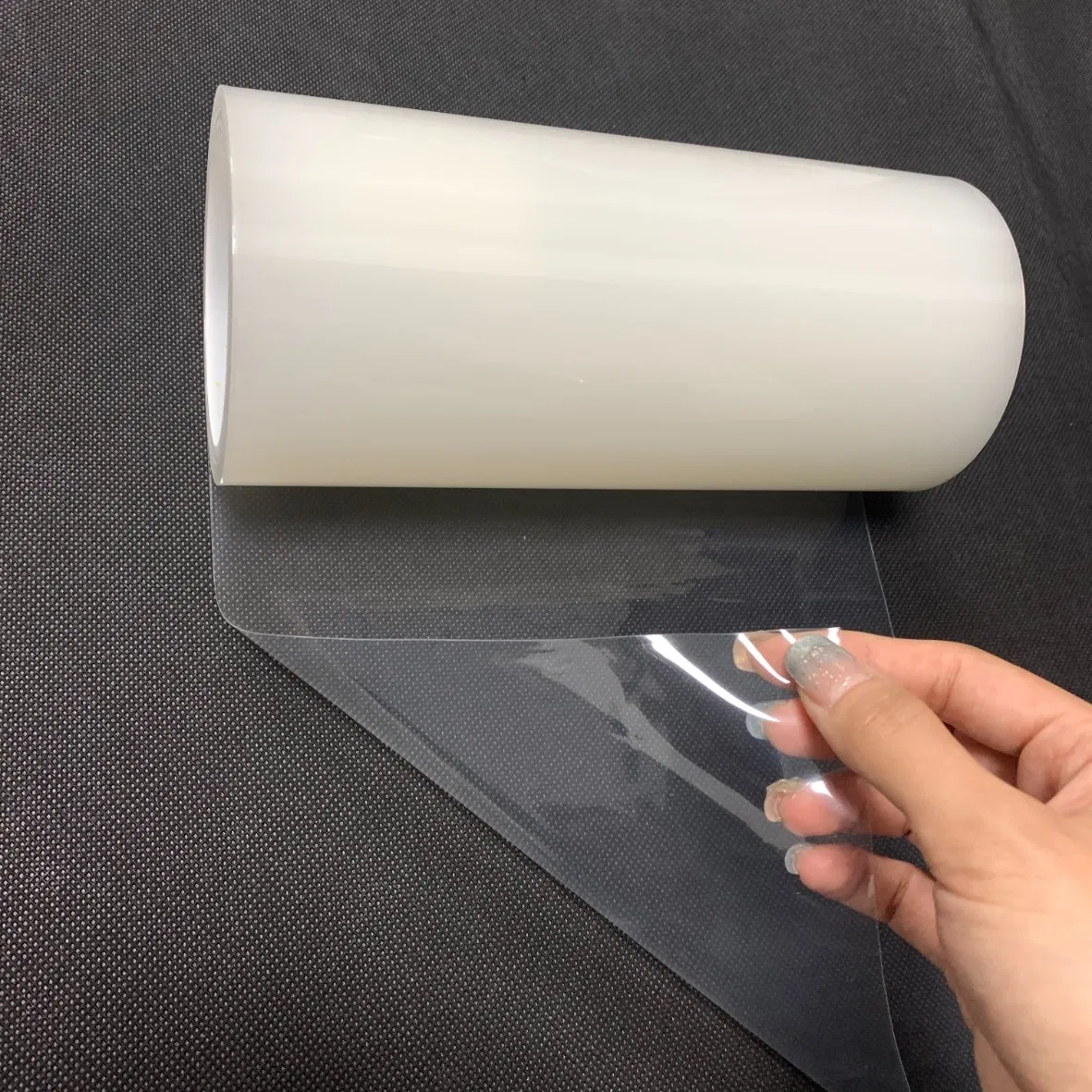 75um Clear High-Temperature Resistant PE Protective Film Single-Sided Coating Adhesion Range 150~250g for Protecting The Surfaces of Marble Granite and Plastics