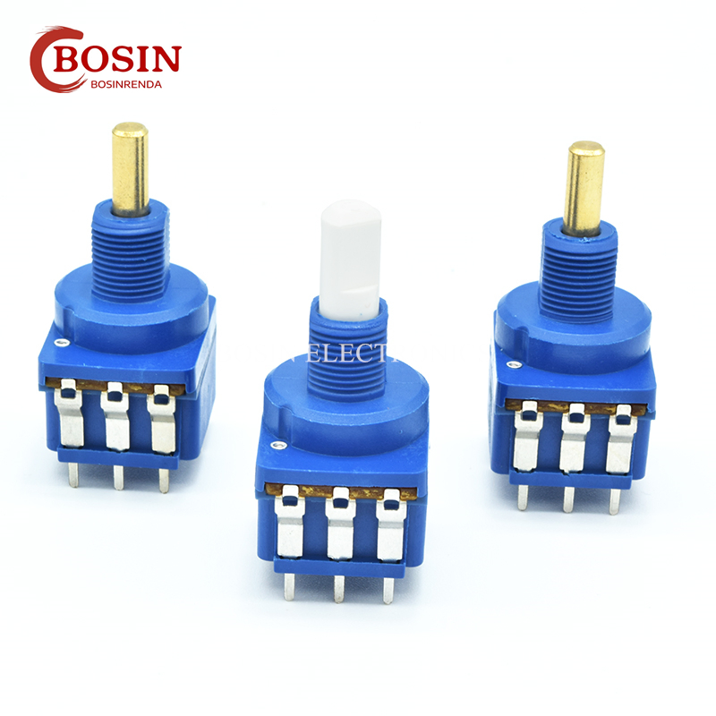 16mm Dimmer Potentiometer with Push Switch for LED Light