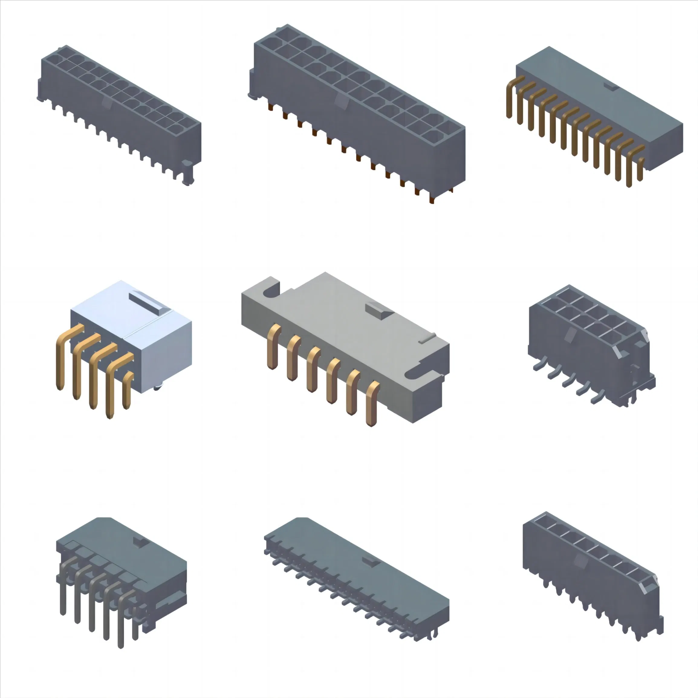 FPC FFC Zif ATX;Btx;Lvds;Pin Female Header;IC Socket;RJ45;USB;1394;DIN;HDMI;Pcie;S ATA;Wtb;Btb;Wtw;RF;D-SUB;DVI;Ngff;M2;SIM;Memory;Battery;Pogo Pin Connector
