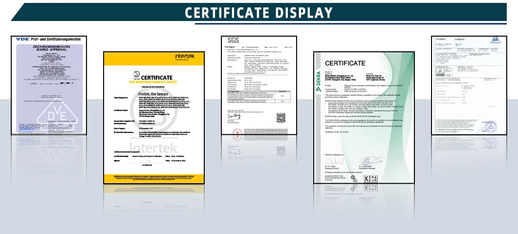 Certifications Display