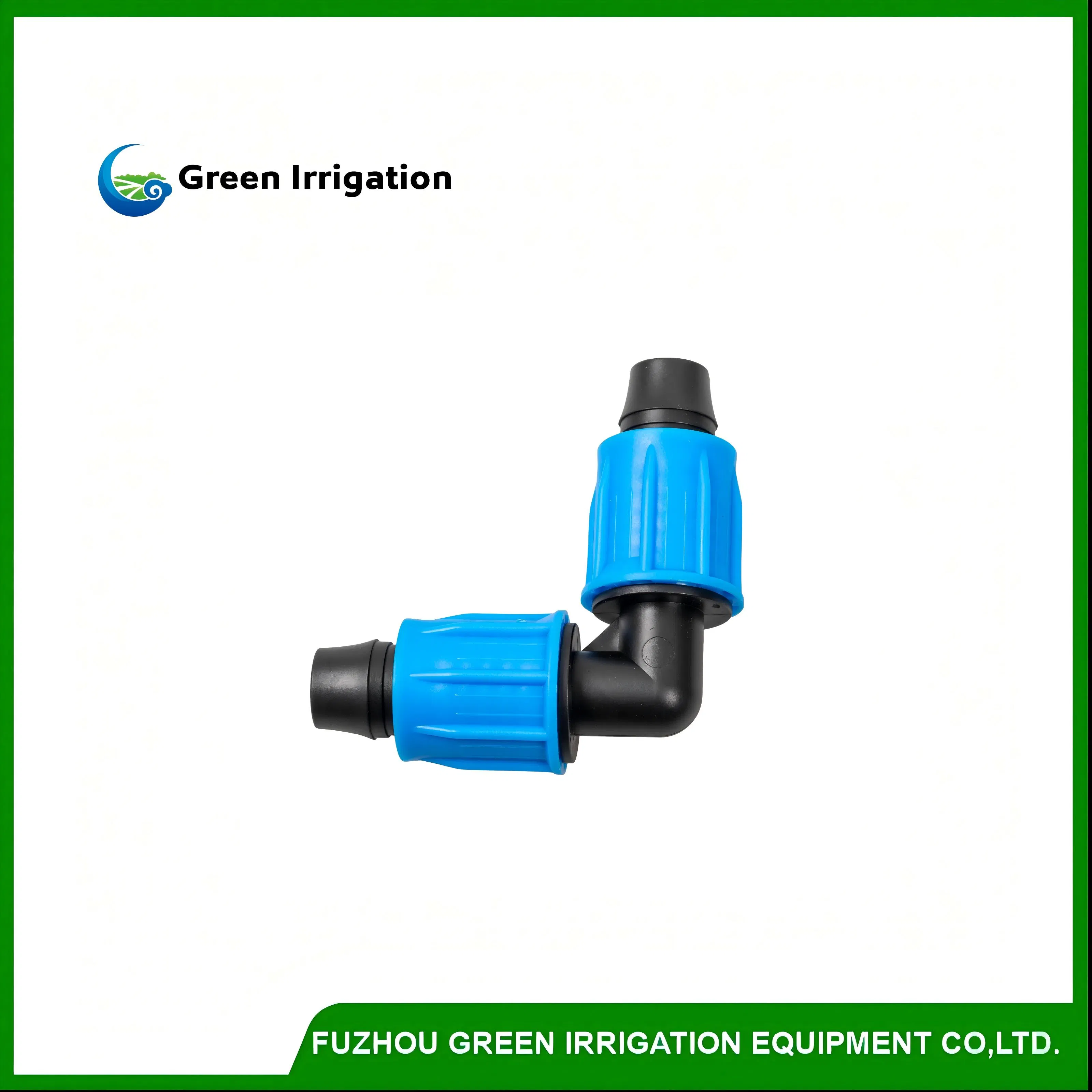 1/2 3/4 Inch Female Thread DN16 Drip Pipe Fittings Irrigation Straight Elbow Tee Tape Connector