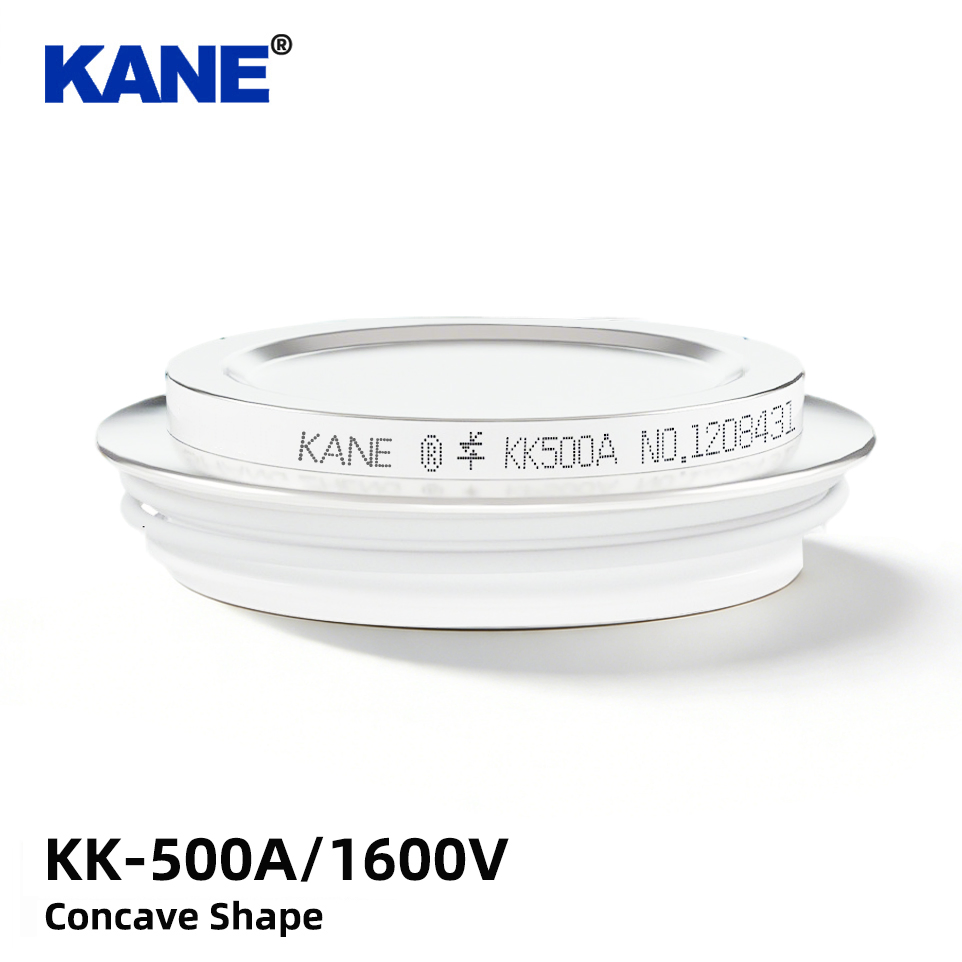 Kk 500A 1600V Fast SCR Thyristors Rectifier Module Concave Shape Spiral Bolt Mount Medium Frequency Furnace Soft Start Component