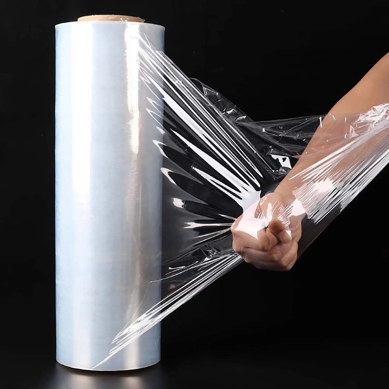 Hand Stretch Wrap Film with Excellent Memory for Unitizing and Stabilizing Pallets