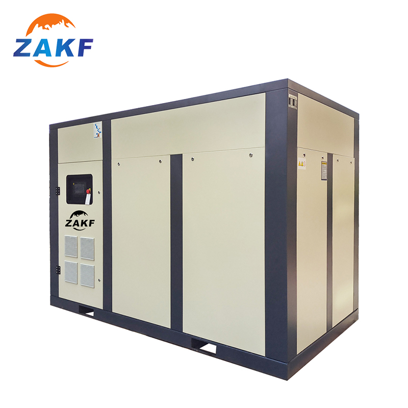 China Energy Saving Fixed Speed IP55 132kw Two Stage Screw Air Compressor