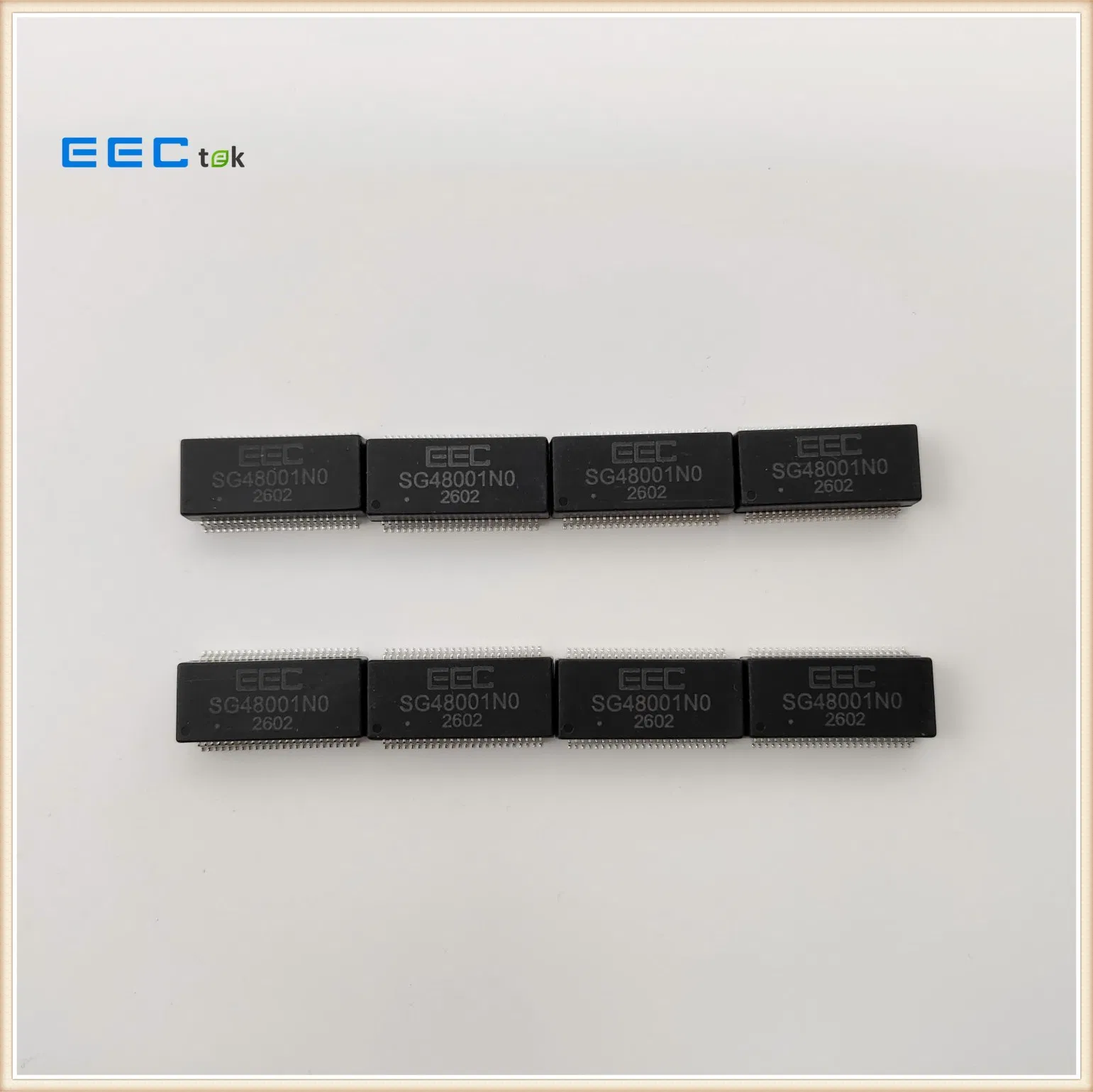 IEEE802.3af Compliant Performance Non Poe 48 Pin SMD LAN Transformer for Power Over Ethernet Readiness