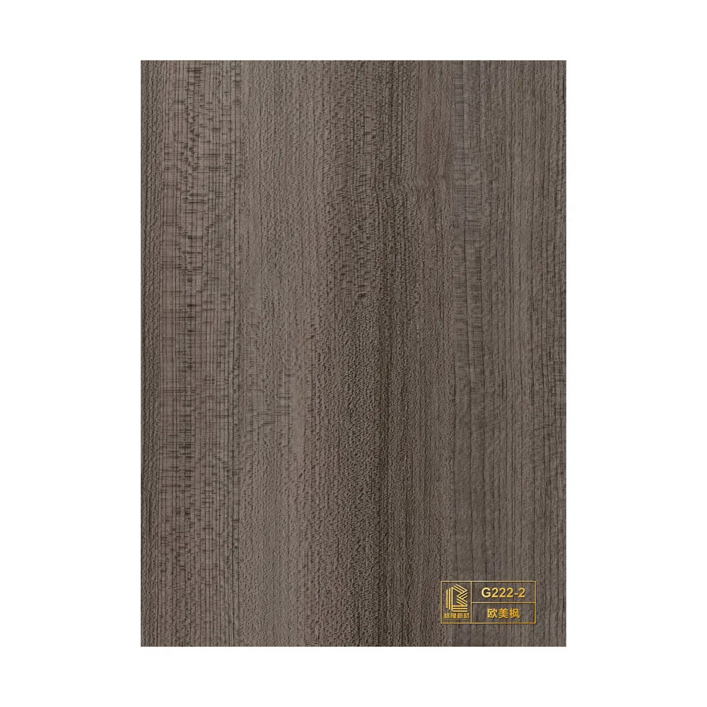 OEM ODM Custom Waterproof Wood Grain PVC Water-Based Film for Bedside Tables