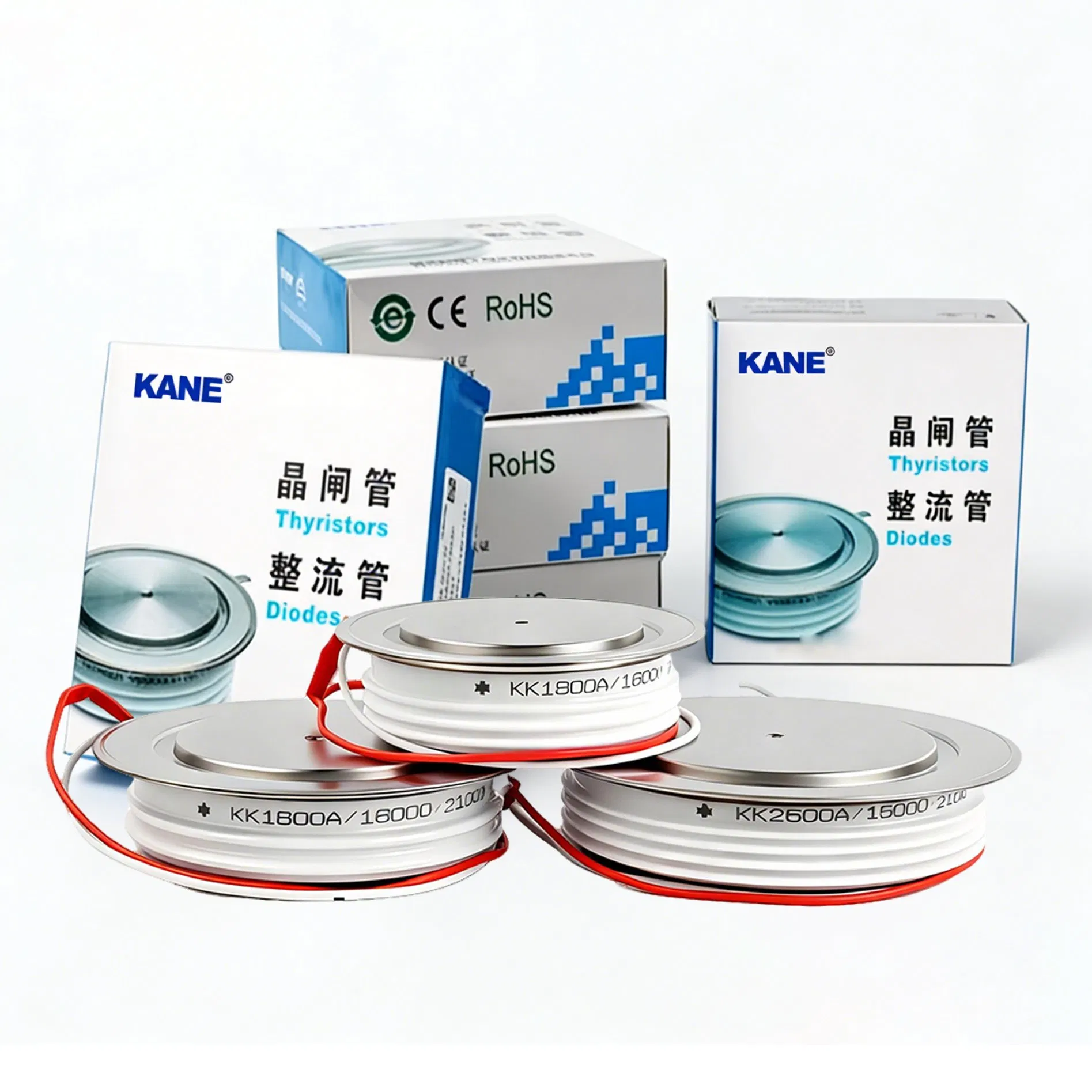 Kk 2000A 1600V Fast SCR Thyristors Rectifier Module Convex Shape Spiral Bolt Mount Medium Frequency Furnace Soft Start Component