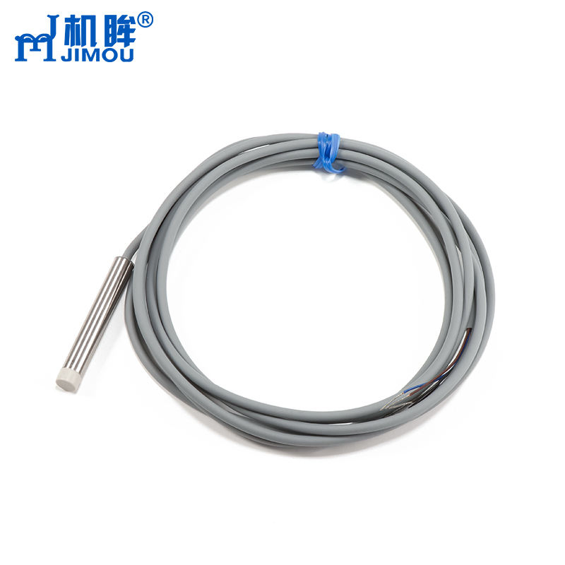 Jimou M12-M12 60mm Capacitive Proximity Sensor Stainless Steel 2-6mm M12 4-Pin Connector NPN/PNP