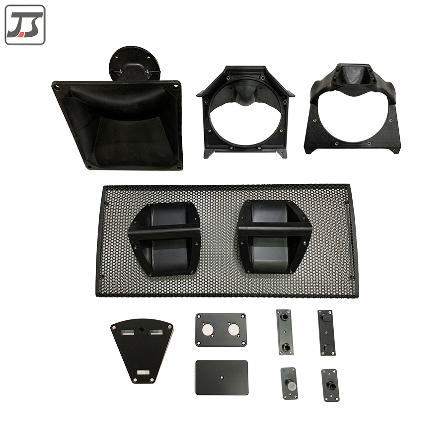 2X8 Inch Passive 2-Way Loudspeakers Cabinet with Speaker Components (TJ083)