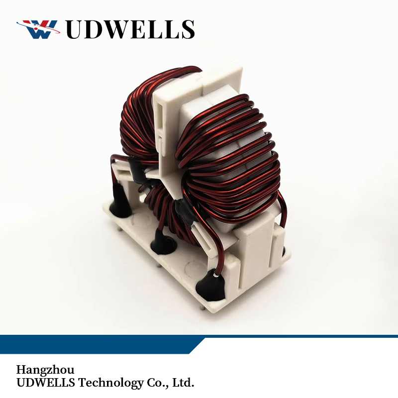 1mh 2.3 Wire Magnetic Ring Inductor Coil Common Mode Power Filtering Inductance Coil