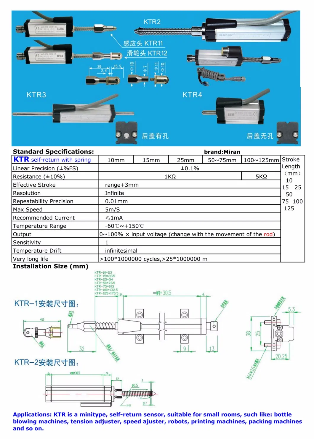 Linear Potentiometer View 1