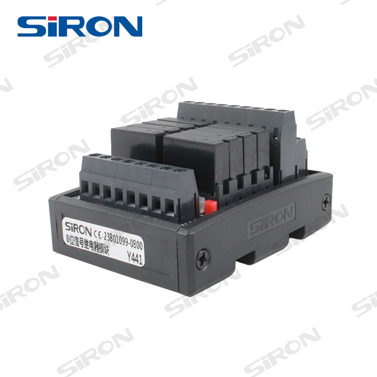 Siron Y441 PLC Relay Module Wide Base Type 8-Digit Signal Relay Module