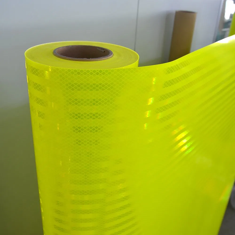 Super-Engineering-Grade Yellow Green Reflective Film High Standard Acrylic