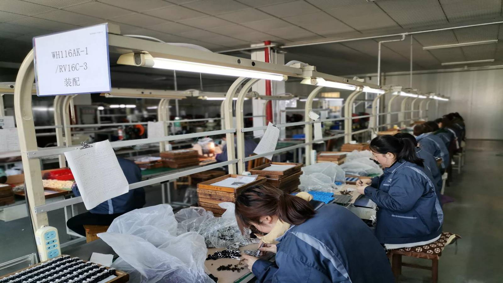 Component drying process in Yingchuang Technology production line