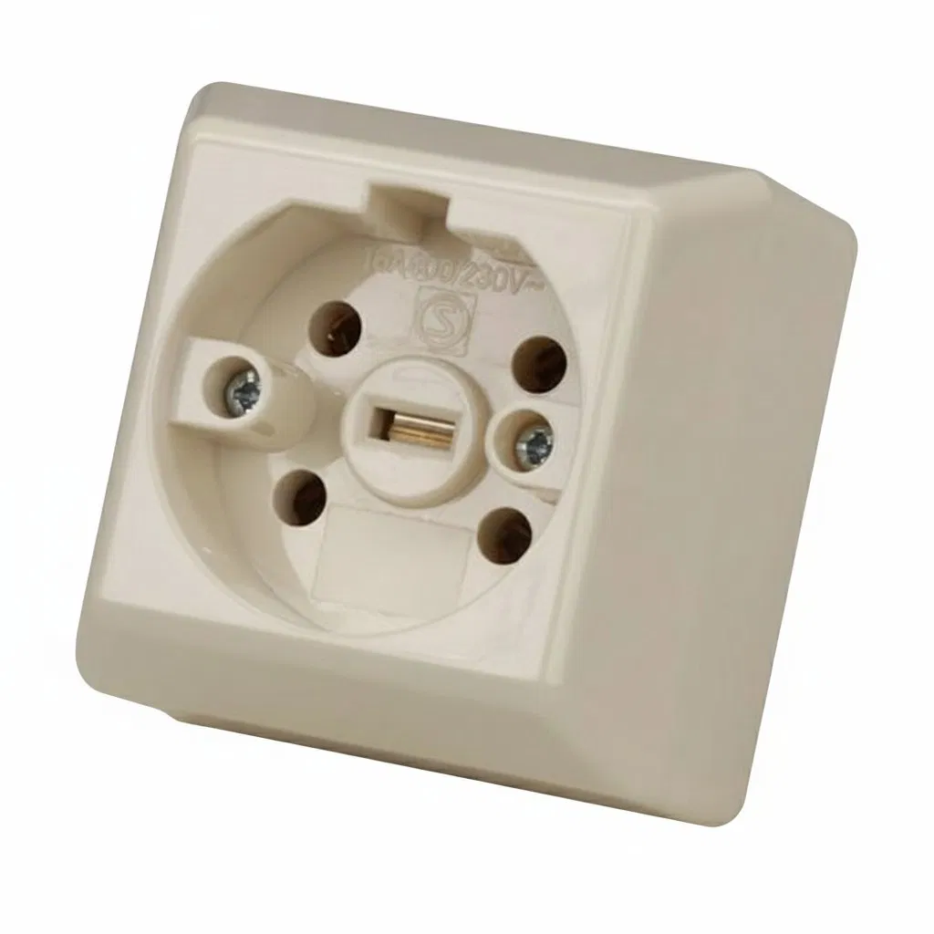 Flame Retardant Perilex Fixed Installation Wall White Socket Outlet and Plug for Oven