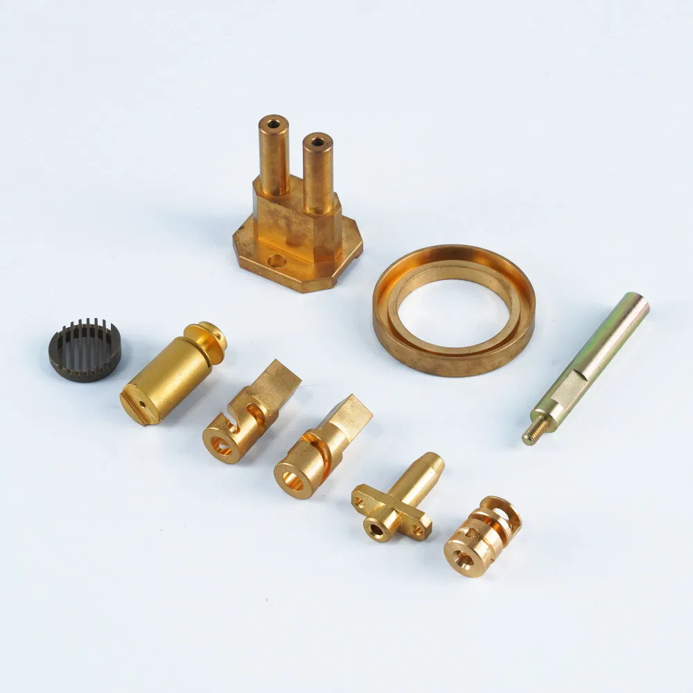 Customized High Precision Machining Components Turning Lathe CNC Brass Fittings