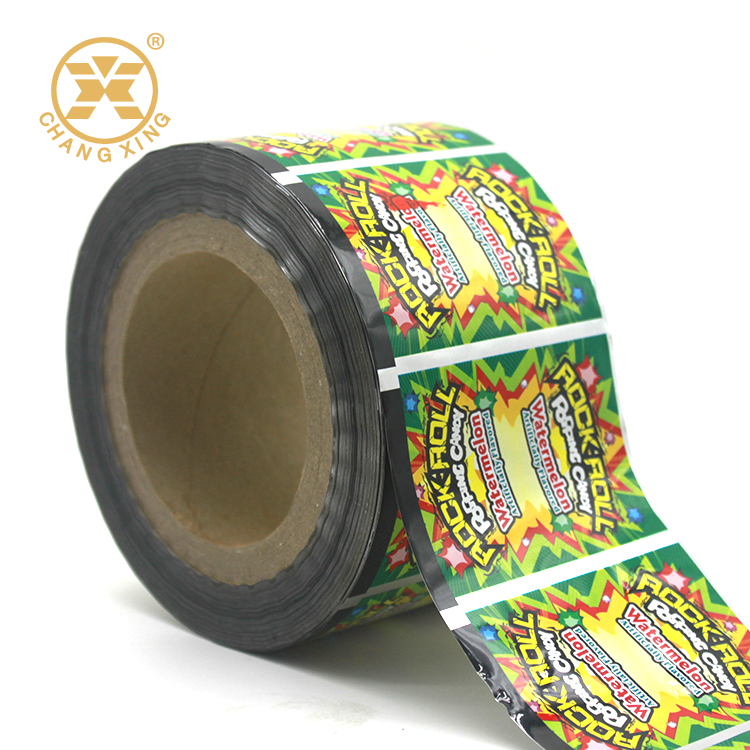 Custom Food Grade Plastic Laminate Roll Film BOPP/VMPET/PE Material Packing Film for Candy
