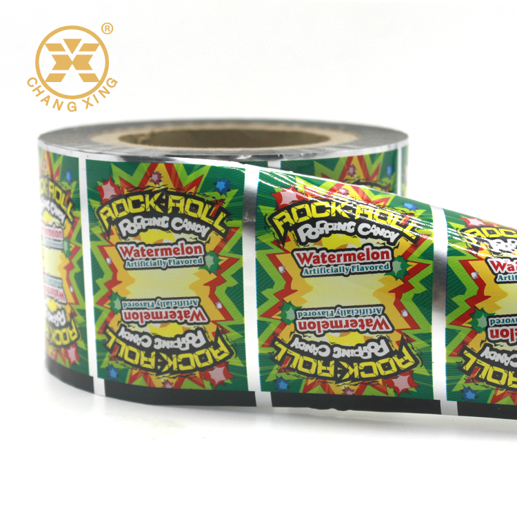 Custom Food Grade Plastic Laminate Roll Film BOPP/VMPET/PE Material Packing Film for Candy