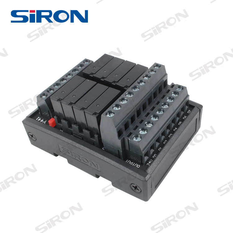 Siron Y441 PLC Relay Module Wide Base Type 8-Digit Signal Relay Module