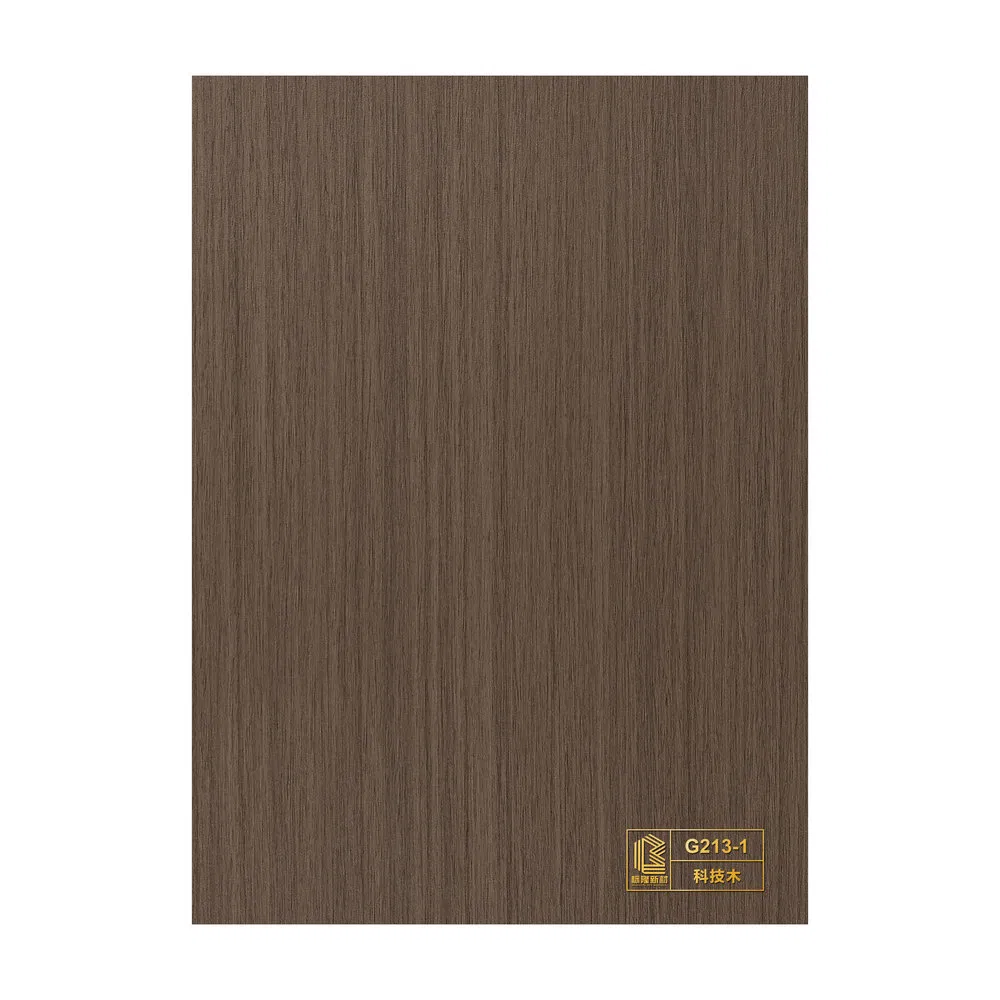 OEM ODM Custom Waterproof Wood Grain PVC Water-Based Film for Bedside Tables