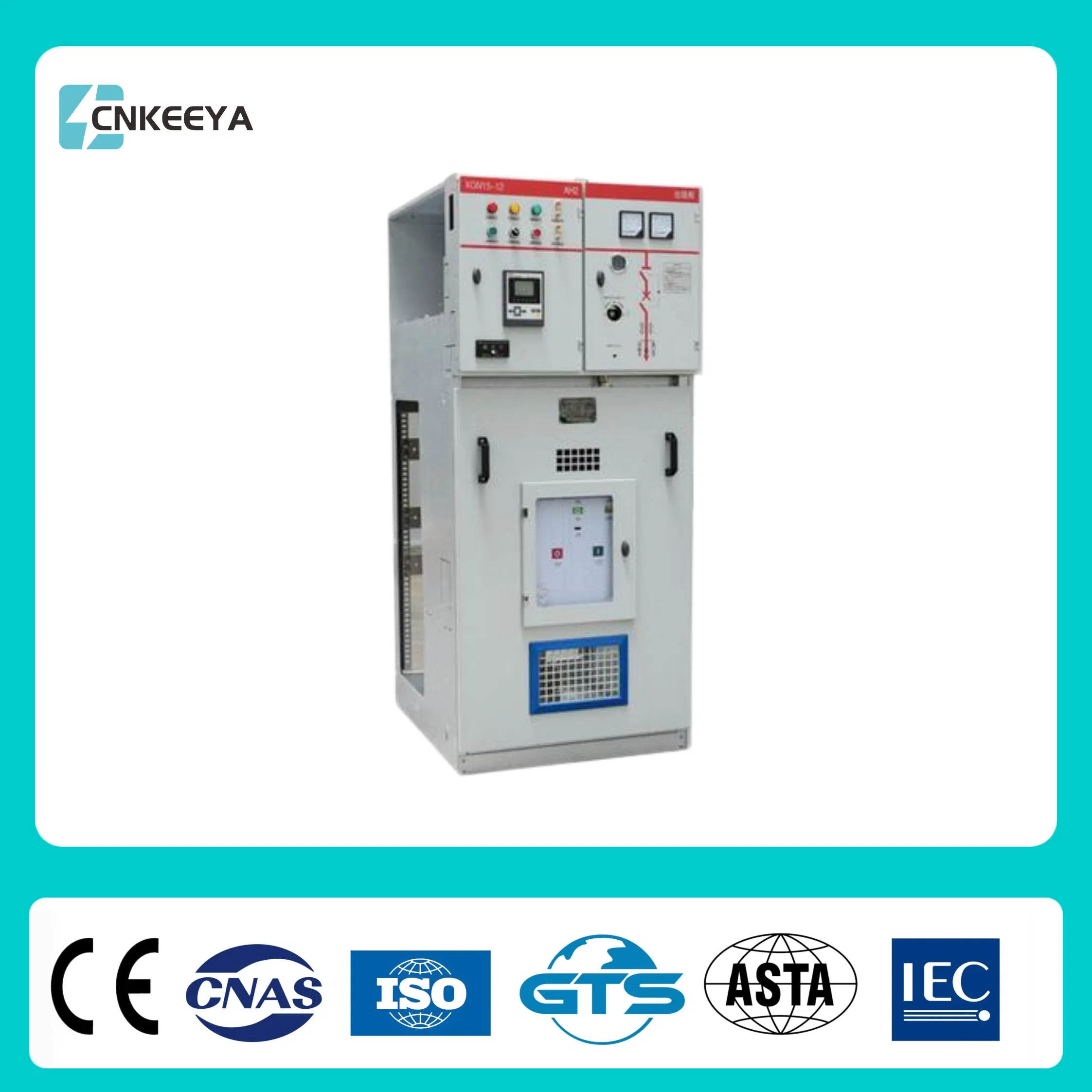 Cnkeeya Sf6 Rmu Indoor Ring Main Unit Xgn15-12 Fixed AC High Voltage Metal Enclosed Switchgear