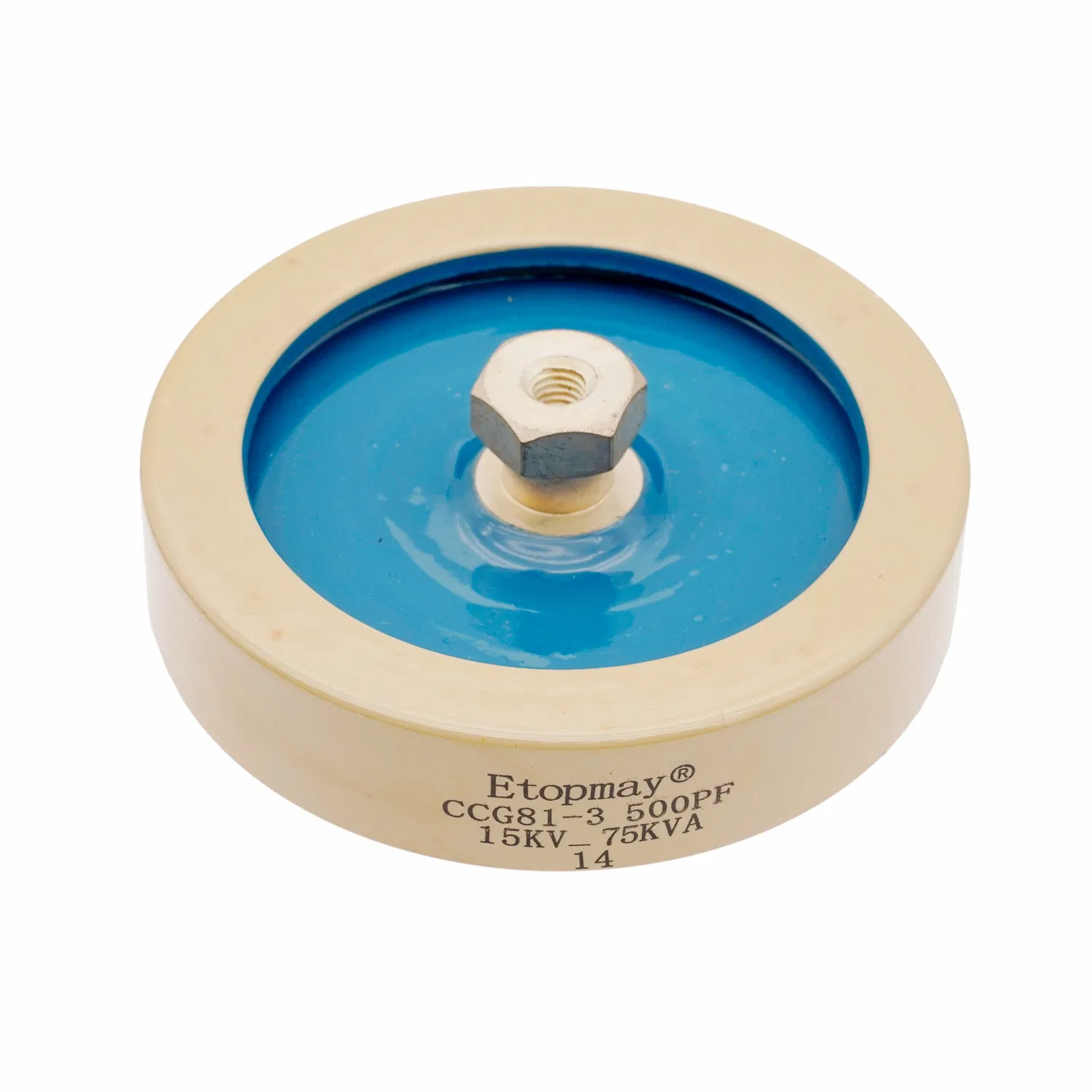 Ccg81 1000PF12kv 90kVA High Power High Voltage Ceramic Capacitor